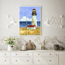 DIY 5D Mosaic Lighthouse Rhinestone Painting Kit Full Round Diamond Drawing Gift