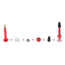 2pcs MTB Road Bike Presta F/V Tubeless Tire Valves for Carbon Rim (Red)