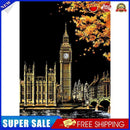 Decorative Painting Scratch Painting Drawing Paper World Sightseeing Pictures