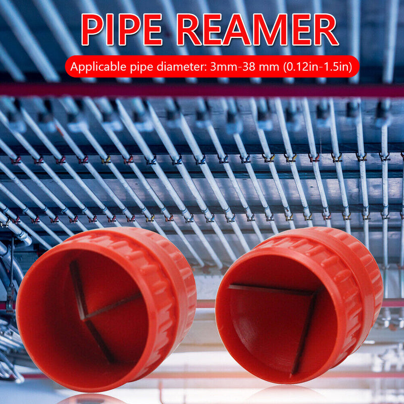 Inner Outer Reamer for 0.12-1.5 inch Copper Plastic PVC Tube Deburring Tool