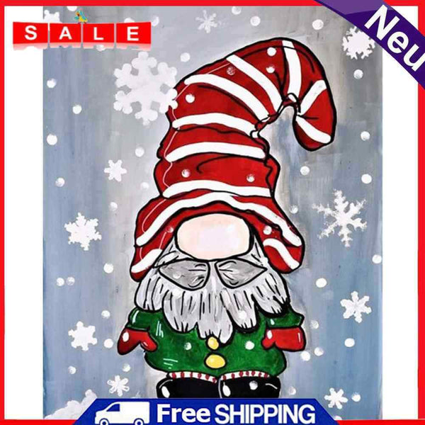 Gnome Oil Paint By Numbers Kits Canvas Drawing DIY Coloring Picture for Adults