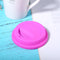 Silicone Cup Lid Reusable Anti-dust Leakproof Insulation Cover (Rose Red)