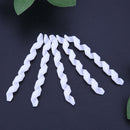 5pcs Bicycle Brake Cable Protector Anti-friction Bike Line Wrap(White) Newly