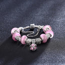 Cute Beads Women Rhinestone Pendant Hand Chain Girls Bracelet Jewelry Gift