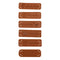 12pcs PU Leather Keywords on Clothing Garment Labels for Jeans Bag