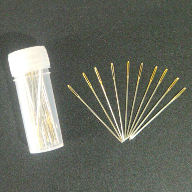 10pcs/Lot Stainless Steel Embroidery Needle Set Knitting Craft DIY Sewing Kits