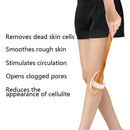 Boar Bristle Shower Bath Body Brush with Detachable Wooden Hand Grip Handle