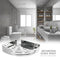 2 X Stainless Steel Bathroom Shelf Shampoo Storage Racks Kitchen Holder