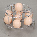 2pcs Kitchen Stainless Steel Tripod Egg Steamer Rack Egg Steaming Rack