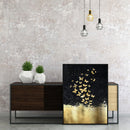Frameless Oil Paint By Numbers DIY Golden Butterfly Picture Craft Kit for H