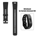 TPE Strap Wrist Band Watch Band Belt for Garmin Vivosmart HR (Black) Newly