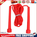 Skipping Rope PVC Adjustable Jump Rope Training Exercise Equipment (Red)