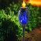 #A 1/2/4/6/8pcs Solar Flame Torch Light Lawn Lamp Holiday Landscape Lighting Dec