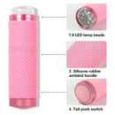 Mini UV 9 LED Light Nail Dryer Machine Flashlight Torch for Gel Nails Pink Newly