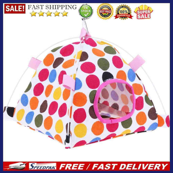 Canvas Hamster Bird Nest Parrot Lodge Hanging Tent House Cage Pad Pet Products