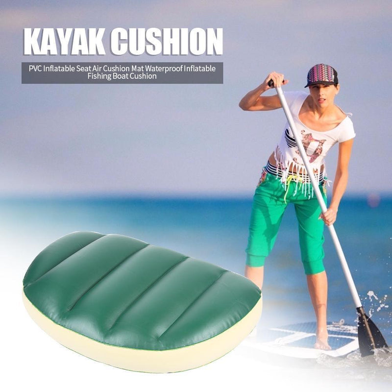 PVC Inflatable Seat Air Cushion Durable Outdoor Fishing Boat Kayak Cushion