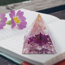 Crystal Energy Generator Orgone Pyramid Spiritual Heal Orgonite Stone (F)