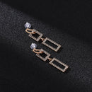 Jewelry Dangling Earrings Rhinestone Earring Geometric Drop Earrings Ear Stud