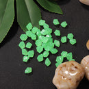 100pcs Luminous Glowing Stones Glow in the Dark Garden Decor Pebble (G)