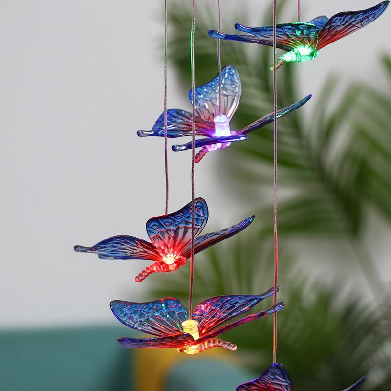 Decorative Lamp Hanging Outdoor Decor Garden Lights Wind Chimes LED Light