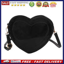 Fashion Women Zipper Small Purse PU Leather Love Heart Crossbody Shoulder Bag