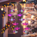 Wind Chimes Solar Lights Hanging Decorative Lamps Halloween Gifts for Home Yard