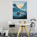 Landscape Painting DIY By Numbers Digital Oil Painting Decorative Painting