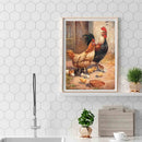 Diamond Painting 5D Full Round Drill Mosaic DIY Roaster Group Kit Bedroom Decor