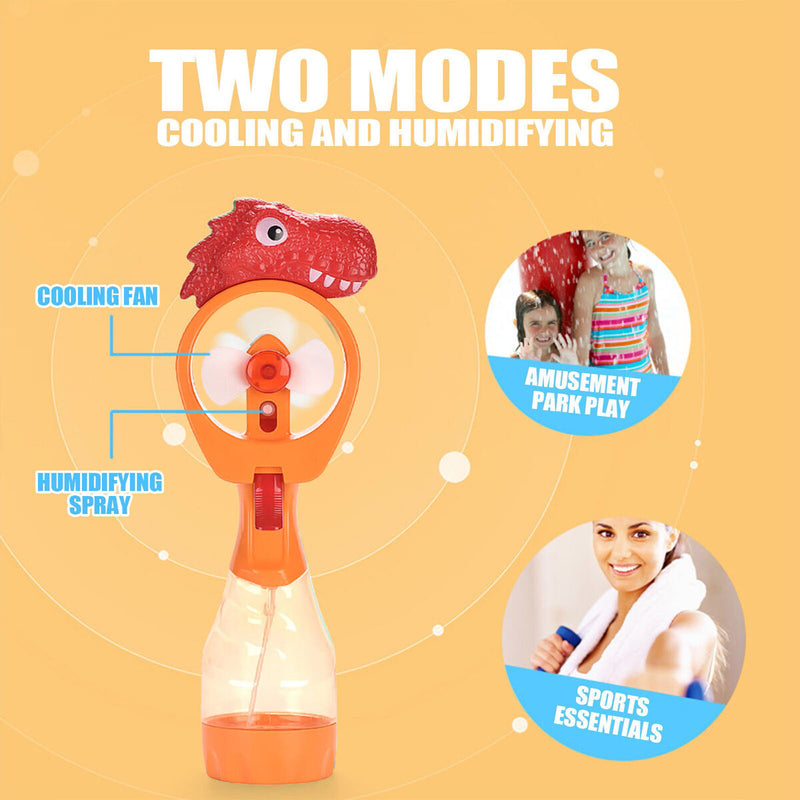 Portable Handheld Fan Humidification & Hydration Large Capacity Fan for Kids