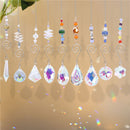 Crystal Ornaments - Clear Crystals Hanging Pendants Charm Ornaments Pack of
