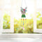 DIY Diamond Painting Light Catcher Hanging Crystal Wind Chime (Rabbit) Newly