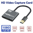 Camcorder 4K 1080P 60fps USB 3.0 Loop-out Video Capture Card HDMI-compatible