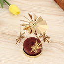 Gifts Metal Candlestick Christmas Rotary Candle Holder Home Christmas Ornament