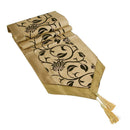 Chameleon Flocking Tablecloth Home Runners Table Flag Cover(Champagne) Newly