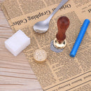 Ancient English Alphabet Letter Metal Seal Wax Stamps Sticks Candles Set (R