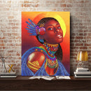 5D DIY Special Shaped Diamond Painting Girl Embroidery Mosaic Kits Wall Decor
