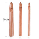 3pcs Knitted Crochet Bamboo Wood Hooks DIY Crafts Knitting Needles Gadgets