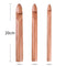 3pcs Knitted Crochet Bamboo Wood Hooks DIY Crafts Knitting Needles Gadgets