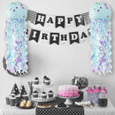 Mermaid Wishes Jellyfish Hanging Paper Lanterns Decorations (Light Blue) Newly