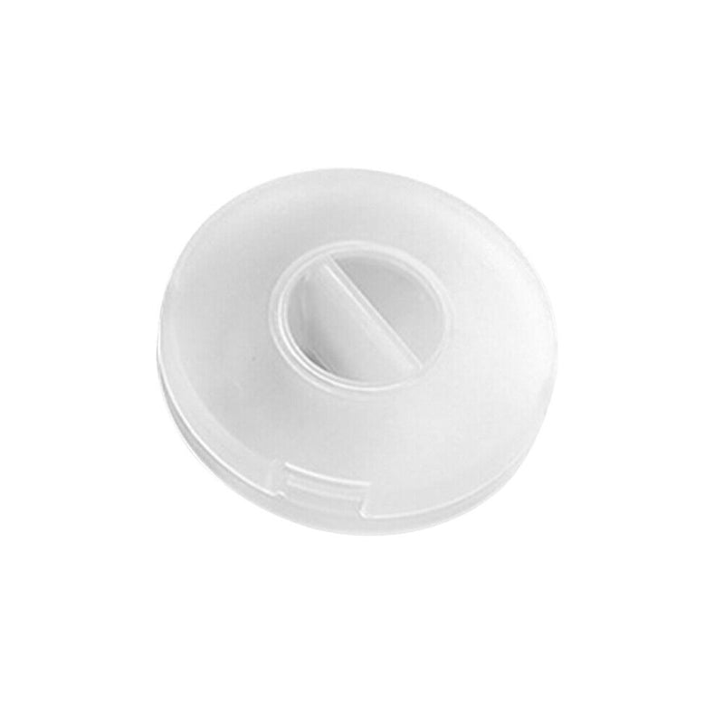Portable Round Phone Data Cable Storage Box Rotatable Case (Transparent) Newly