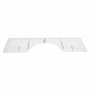 Ruler Alignment Aid Crew Neck Calibration DIY Sewing Clothing Tool T-Shirt