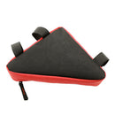 MTB Bike Front Tube Bag Waterproof Road Bicycle Phone Frame Pouch (Red) Newly