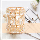 Crystal Makeup Brushes Holder Eyebrow Pencil Cosmetic Jewelry Storage Organizer