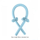 Soft Hair Heatless Curling Rod Foam Sponge Roller Hair Styling Tools (Blue)
