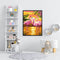 Frameless Oil Paint By Numbers Flamingo DIY Canvas Picture Craft for Home
