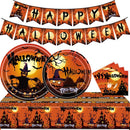 Halloween Dinnerware set Napkins Halloween Disposable Tableware Paper Plates