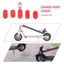 4pcs Case Silicone Cap M365 Electric Scooter Charge Port Cover Dust Plug
