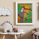 Bird Mosaic Diamond Painting Drawing Full Special Shape Drill Crystal Handc