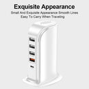 Universal 5 Ports Charger Mobile Phone Desktop Multi USB Charging Station D