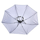 Anti-Rain Elastic Band Head Umbrella Hat Outdoor Sunscreen Tool(Royal Blue)